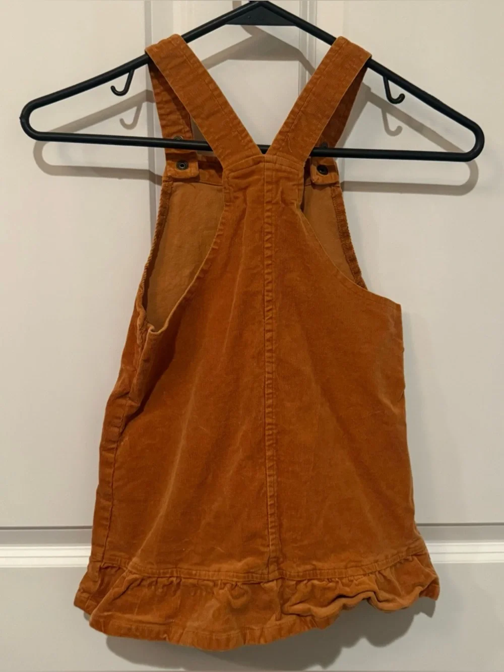 NWOT - Gymboree Rust Corduroy Sunflower Pinafore Overalls